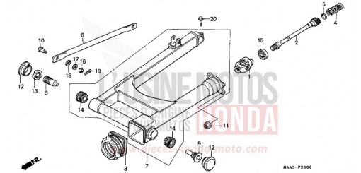 BRAS OSCILLANT (VT1100C) VT1100CS de 1995
